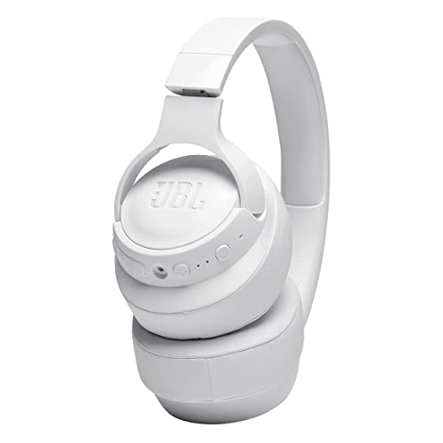 JBL Tune 760NC - Lightweight, Foldable Over-Ear Wireless Headphones with Active Noise Cancellation - White (Renewed) - color: White