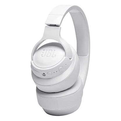JBL Tune 760NC - Lightweight, Foldable Over-Ear Wireless Headphones with Active Noise Cancellation - White (Renewed) - color: White