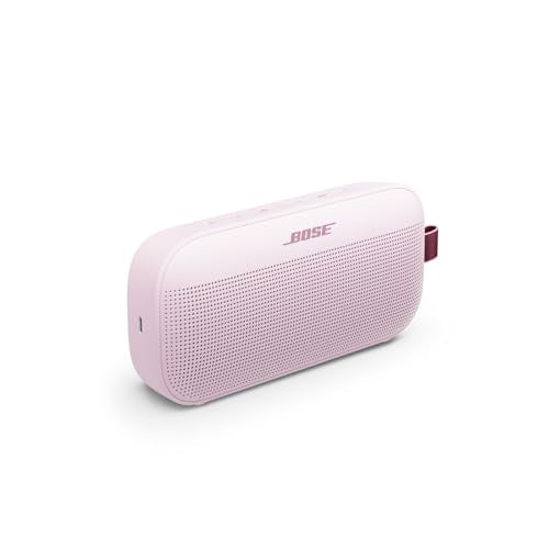 Bose SoundLink Flex Bluetooth Speaker (2nd Gen) - Portable Outdoor Speaker with Hi-Fi Audio, Waterproof and Dustproof, USB-C, Up to 12 Hours Battery Life, Petal Pink - Limited Edition Color - color: Petal Pink