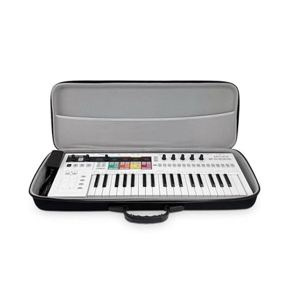 ANALOG CASES Arturia KeyStep Pro/MiniFreak Case - Compact PULSE Hard Case | Durable Molded EVA Hard Case, Excellent Protection, Compact Design & Precise Custom Fit, Comfortable Handle, Smooth Zipper - size: 24.50 x 8.50 x 2.50 inches