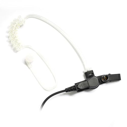 PROMAXPOWER 1-Wire FBI Security Acoustic Clear Tube Earpiece Headset with PTT Mic for Motorola Two-Way Radios PMLN7157A, SL300, SL2600, SL3500e, SL7550, SL7580e, SL1K, TLK100