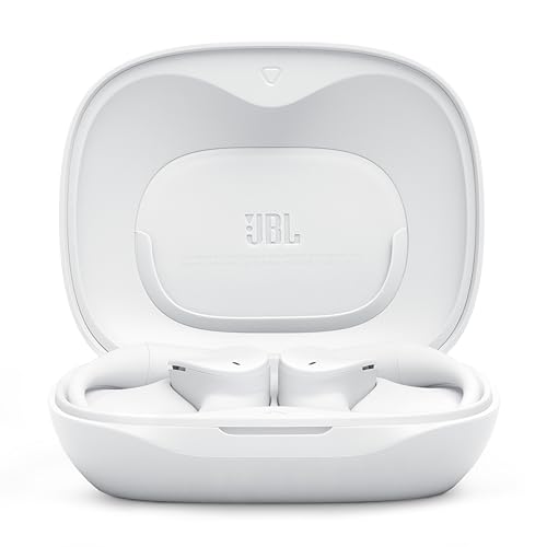 JBL Sense Lite Open Ear Earbuds, True Wireless, Ear Hook Fit - White | Water Resistant Sports And Workout Headphones, Up To 8 Hrs Playtime, Clear Calls With Noise Reduction - color: White