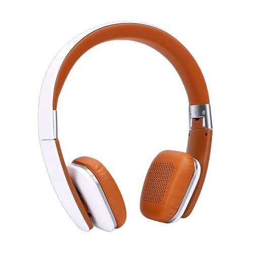 Dpofirs Wireless Over Ear Headphones 6.0 | Adjustable Lightweight Headset with Immersive Stereo Sound and Comfortable Earcups for Travel Home Office (White) - color: White