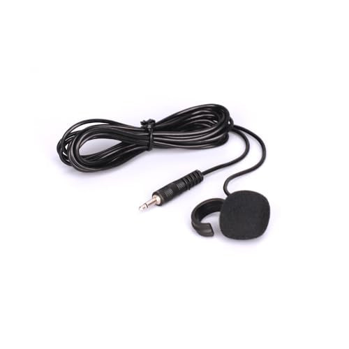 Harmonica Microphone 3.5mm Ring Clip Finger Holder Flute Microphone Wired Wind Instrument Mic for Blues Harmonica Mouth Organ C Flute Zelda Ocarina Soprano Recorder Portable Voice Amplifier