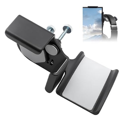 Monitor Stand for Headphones and Headsets, Headset Stand for Monitor, Stand for Headphones and Headsets (Premium-Grade Holder Saves Desk Space and Protects Headphones, Black)