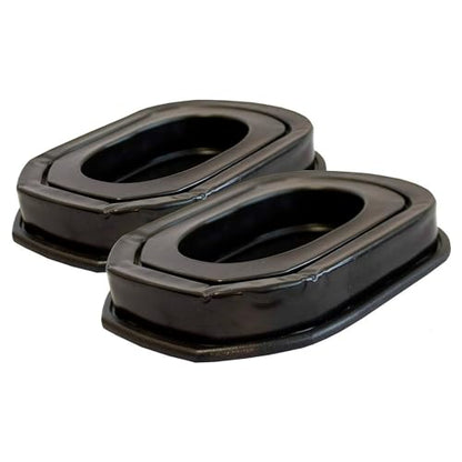 Walker's Gel Ear Pads for Razor & XCEL Hearing Protection Earmuffs | Increased Sealing Snap-On Easy Installation