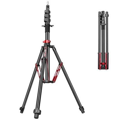 FreeSea MT-03 Heavy Duty Photography Light Stand, Aluminum Alloy Tripod - color: Aluminum