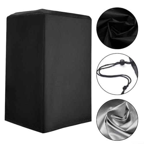 210D Waterproof Upright Speaker Cover Dustproof Protective Bag For Multimedia Audio Equipment, Outdoor Performance Use, 12X11x18in, 13X15x22in, 15X16.5x26.5in, 19X20x30in(15 * 16.5 * 26.5inch) - size: 15*16.5*26.5inch