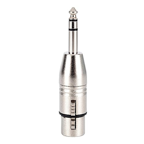 LanSenSu 4-Pack XLR Female to 1/4" TRS Adapter, Balanced Female XLR to Quarter Inch 6.35mm Male Adapters - style: XLR Female to 1/4" TRS Adapter