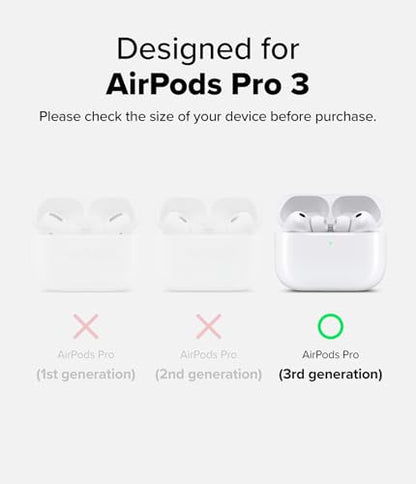 Ringke Onyx Magnetic for AirPods Pro 3 Case [Compatible with MagSafe] Oil & Dirt Resistant Feels Good in The Hand Non-Slip Lightweight Cover with Carabiner - Mint - color: Mint, size: AirPods Pro 3