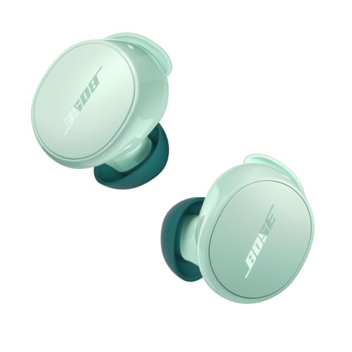 Bose QuietComfort Earbuds - True Wireless Bluetooth Earbuds with Active Noise Cancellation and Mic, USB-C Charging, IPX4 Rating, Up to 8.5 Hours of Playtime, Dewdrop Mint - color: Dewdrop Mint