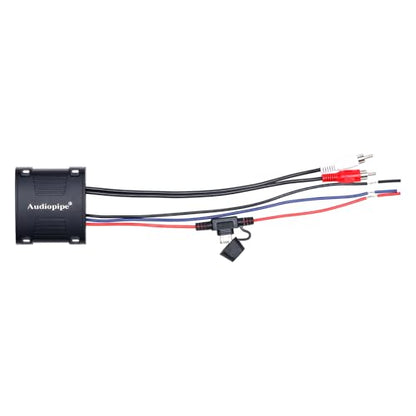 Audiopipe Marine 무선 음악 스트림 오디오 수신기 (AP-BTM-1200), Blutooth 5.0 어댑터, RCA 스테레오 출력, 해양, ATV, UTV, 골프 자동차, 홈 뮤직에 적합