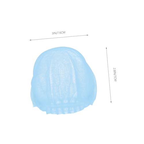 SUPVOX 200pcs Disposable Microphone Covers Non-woven Mic Protectors for Ktv and Singing Easy to Use Windproof Design Sanitary Protection for Handheld Microphones