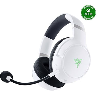 Razer Kaira Pro Wireless Gaming Headset for Xbox: TriForce Titanium 50mm Drivers - Supercardioid Mic - Dedicated Mobile Mic - EQ Pairing - Xbox Wireless & Bluetooth 5.0 - White - color: White, style: Kaira Pro