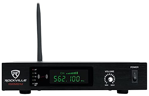 Rockville RWM61U UHF Headset & Guitar Wireless Microphone System