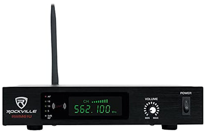 Rockville RWM61U UHF Headset & Guitar Wireless Microphone System