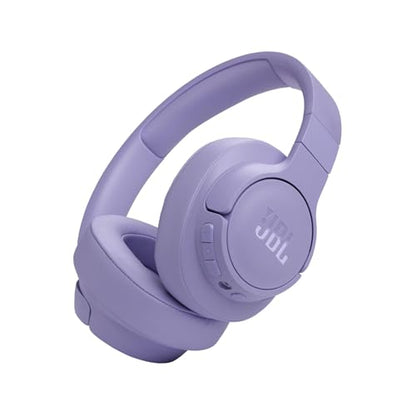 JBL Tune 770NC Case Bundle (Purple) Wireless Over-Ear Headphones, Noise Cancelling, Bluetooth 5.3, 70H Battery, Speed Charge, Foldable with Expo Gear Weather-Resistant Hard-Shell Case