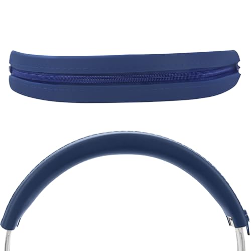 Adhiper Silicone Sweat Headband Cover for Beats Studio Pro & Studio 3 Headphones, Silicone Cover Headphone Cover Accessories for Beats Studio Pro, Studio 3 Headband, Washable & Sweatproof - Blue - color: Blue