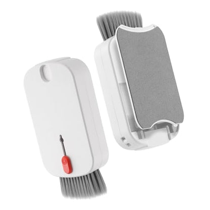 5 in 1 Phone Cleaner Kit, Portable Cleaning Kit Phone Charging Port Cleaner, Laptop Computer Earbud Headphone Cleaner Tool Set for iPhone Keyboard Screen Speaker Lens - color: white-Q5