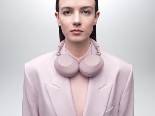 Sony WH-1000XM6 The Best Noise Cancelling Wireless Headphones, Sand Pink | HD NC Processor QN3, 12 Microphones, Adaptive NC Optimizer, Mastered by Engineers, Studio-Quality, Up to 30 Hrs of Battery - color: SAND PINK