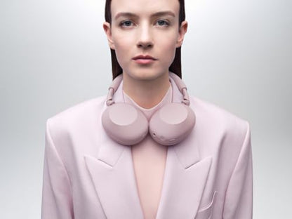 Sony WH-1000XM6 The Best Noise Cancelling Wireless Headphones, Sand Pink | HD NC Processor QN3, 12 Microphones, Adaptive NC Optimizer, Mastered by Engineers, Studio-Quality, Up to 30 Hrs of Battery - color: SAND PINK