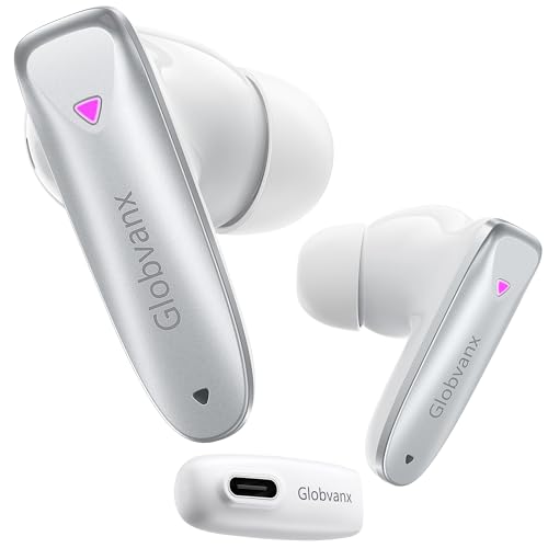 V2 Wireless Gaming Earbuds with 20ms Low Latency, 2.4GHz USB-C Dongle & Bluetooth 5.4 — Designed for Meta Quest 3S, Quest 3, Quest 2, PS5, PS4, PC, Switch, Steam Deck — Noise-Cancelling Mic
