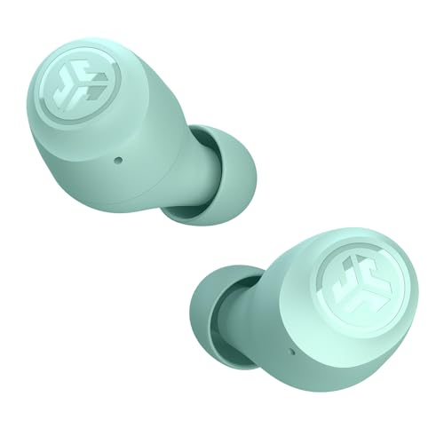 JLab Go Air Pop True Wireless Earbuds, in Ear Headphones, Bluetooth Earphones, Ear Buds with 32H Playtime, Bluetooth Earbuds with Microphone, USB Charging Case, Dual Connect, EQ3 Sound, Mint - color: Mint