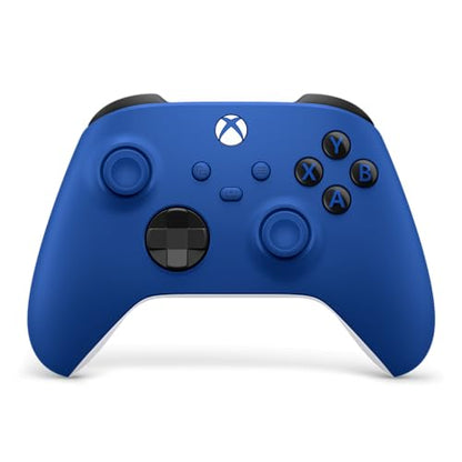 XBOX Wireless Gaming Controller | Shock Blue | Consoles, PCs, TVs, mobile, and more | Textured Grip | Wireless, Bluetooth, USB-C Connectivity - style: Shock Blue