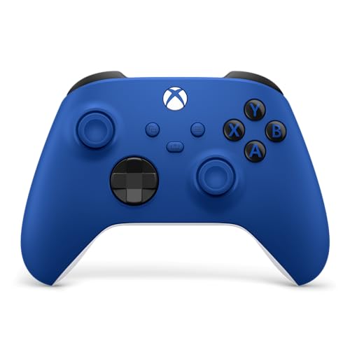XBOX Wireless Gaming Controller | Shock Blue | Consoles, PCs, TVs, mobile, and more | Textured Grip | Wireless, Bluetooth, USB-C Connectivity - style: Shock Blue