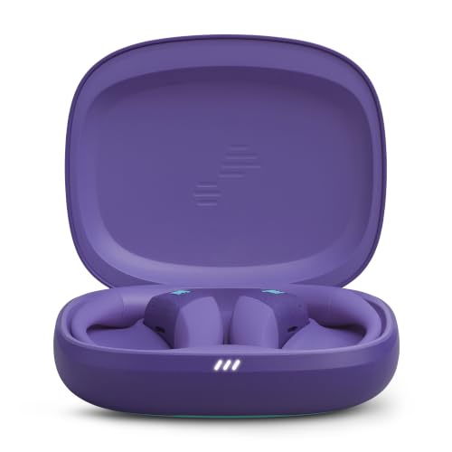 JBL Endurance Zone Open Ear Earbuds, Waterproof, Secure Fit - Purple | IP68 Waterproof Design, up to 32-Hour Playtime With Quick Charge, Secure Earhooks For Running And Outdoor Fitness - color: Purple