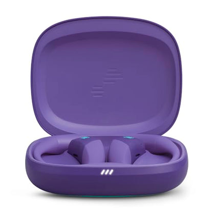 JBL Endurance Zone Open Ear Earbuds, Waterproof, Secure Fit - Purple | IP68 Waterproof Design, up to 32-Hour Playtime With Quick Charge, Secure Earhooks For Running And Outdoor Fitness - color: Purple