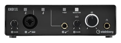 Steinberg IXO12 Black, 2x2 USB 2.0 24-Bit/192kHz Audio Interface With Cubase AI, Cubasis LE and Steinberg Plus Software - color: Black, style: IXO12