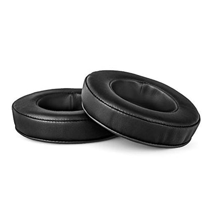 Brainwavz XL Large Replacement Memory Foam Earpads - Suitable for Many Other Large Over The Ear Headphones - Sennheiser, AKG, HifiMan, ATH, Philips, Fostex, Sony (Black Pleather) - color: Black Pleather