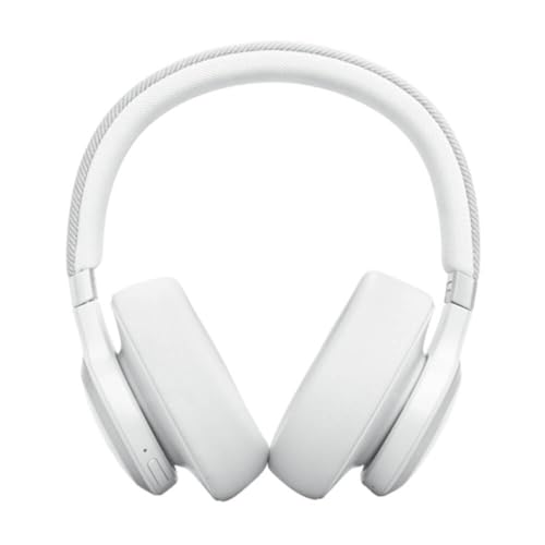 JBL LIVE770NCWHT Live 770NC Wireless Over-Ear Adaptive Noise Canceling Headphones - White - color: White