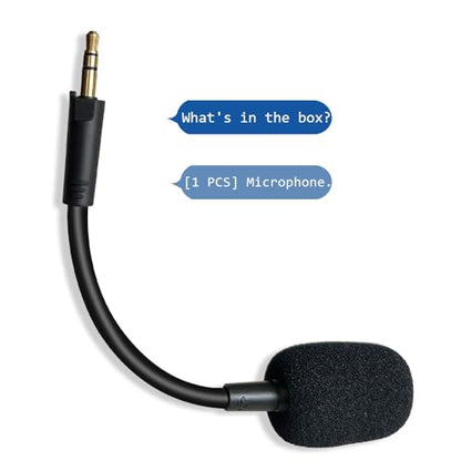 Replacement Mic Compatible with Razer Barracuda X Headsets | Noise Cancelling Boom Microphone Replacement Compatible with BarracudaX Headphones