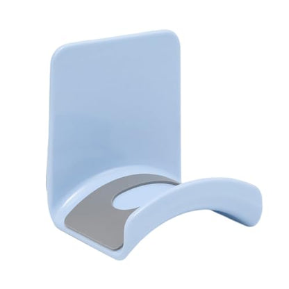 Blue Headphone Stand Hanger, Table Wall Mount Headset Holder Hook | 1Pcs ABS Plastic Adhesive Earphones Hangers for Desk Headphone Hanger, Most Headphones and Controller - color: Blue, size: Wall Mount