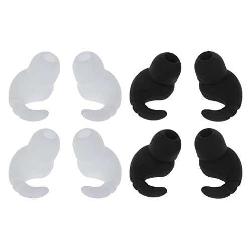 Earbuds Replacement Tips Soft Silicone Earbud Locks Sport Grips Earphones Stabilizer Fins Wings Tips for in-Ear Earbuds Eartips Replacement