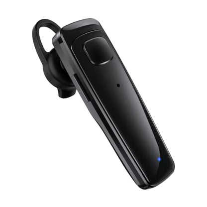 ADADPU Bluetooth Headset - V5.0 Wireless Handsfree Earpiece Built-in Dual Mic Noise Cancelling, 10 Days Standby 16Hrs HD Talktime Ultralight Headset for iPhone Android Samsung Laptop(Black) - color: Black