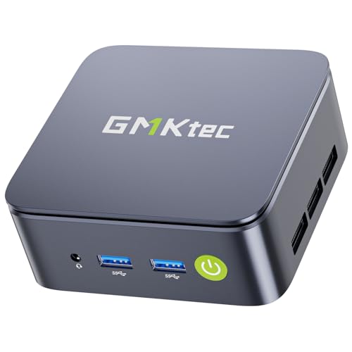 GMKtec G10 Mini PC Computer, Ryzen 5 3500U (Beats 4300U/N150/3300U), 16GB RAM 512GB SSD 2.5GbE NIC LAN Desktop Office Home Business HTPC, Triple 4K Display, WiFi, BT, USB-C, DP, Type-C PD, HDMI 2.1 - size: R5 3500U Blk 16GB DDR4+512GB