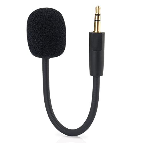 LEFXMOPHY Mic Replacement for HyperX Cloud Orbit S Game Headset 3.5mm Detachable Gaming Boom Microphone with Foam
