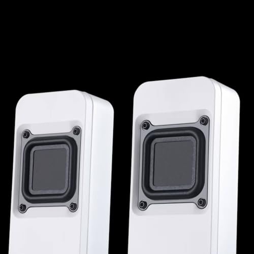 DROP BMR1 V2 Nearfield Monitors – Compact Desktop Speakers – White | BMR Drivers, Bluetooth & Analog Connectivity, Wide Soundstage, Wired/Wireless Powered Speakers for PC & Home Audio
