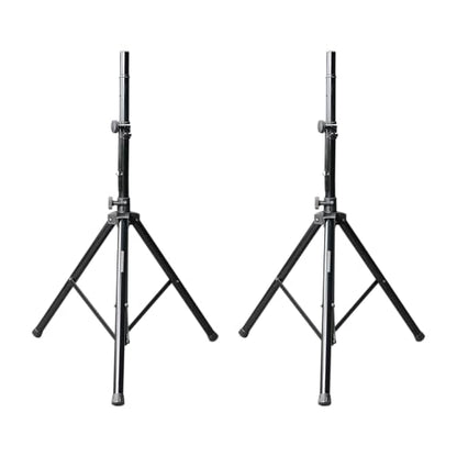 Gator Frameworks Rok-It Series Set of Lightweight Aluminum Tripod Speaker Stand with Heavy-Duty Carry Bag, Dual-diameter 35mm to 38mm Pole, and Supports up to 120 lbs (RI-SPKRSTDSET-250-AL) - style: Set of (2) Stands