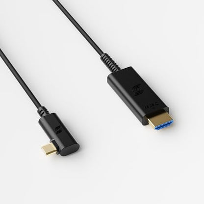 STORHM USB-C Right Angle to HDMI 2.0 Cable - HDMI Certified Ultra High Performance 4K Active Optical Cable – Unparalleled Performance and Compatibility (6ft) - style: 6ft