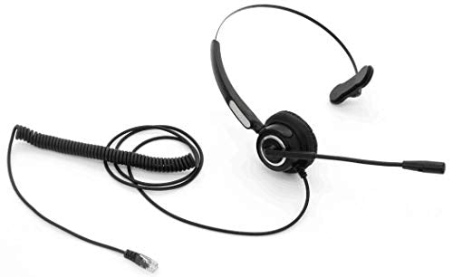 TriPro 4 Pin RJ9 Telephone Headset for Landline Desk Phones (H510-RJ)