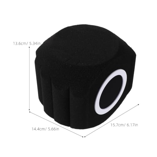 Black Ball Studio Mic Shield for Podcast Voiceover Recording