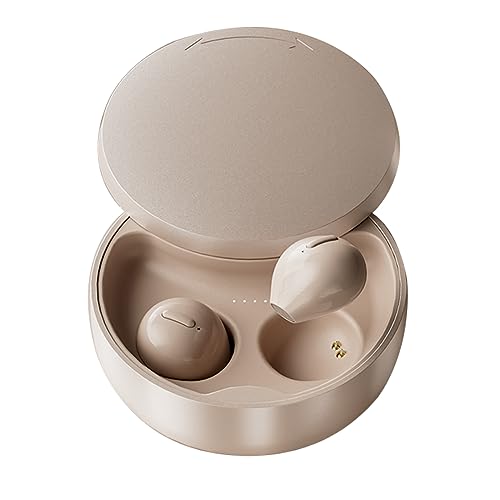 Xmenha Nude Invisible Hidden Smallest Earbuds Small Wireless Bluetooth Mini Micro Tiny Ear Buds Sleep Earbuds for Work Sleepping Buds Invisible Earphones - color: Nude