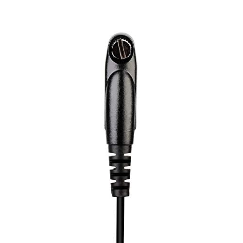 Retevis RT48 Walkie Talkie Earpiece with Mic,IP66 Waterproof | Compatible with RT29G/RT29S/RT47/RT47V, Ailunce HD1/HD2/HA1G, Motorola EX500 Walkie-talkies, 2 Way Radio Earpiec(4 Pack)