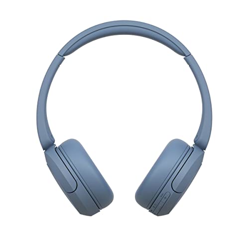 Sony WH-CH520 Wireless On-Ear Bluetooth Headphones with Microphone, Blue - color: Blue