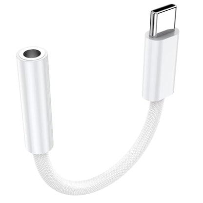 USB C to 3.5mm Audio Headphone Adapter, Type C to Headphone Jack Adapter Compatible with iPhone 17 Pro Max/16/15,Samsung Galaxy S25 Ultra/S24/S23,Pixel,iPad Pro - size: 1 Pack