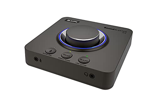 Sound Blaster X4, External USB DAC & Headphone Amp, 7.1 Surround